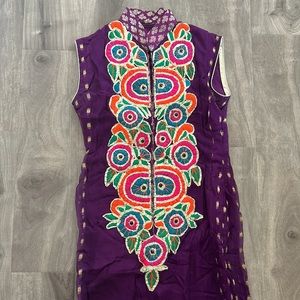 Purple Indian suit